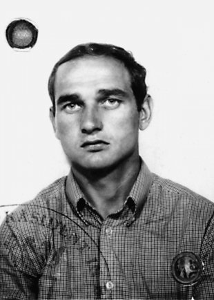 Wolfgang Hoffmann: born on Sept. 1, 1942, jumped to his death on July 15, 1971 after his arrest at the Friedrichstrasse Station border crossing (date of photo not known)