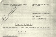 Philipp Held: Rapport der Ost-Berliner Volkspolizei, 23. April 1962