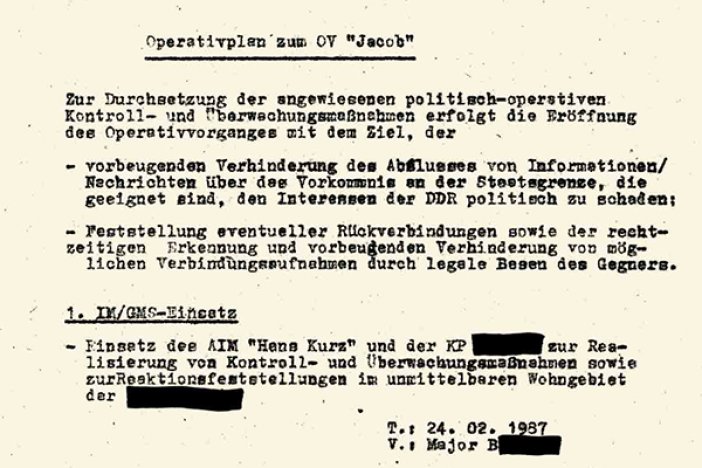 Lutz Schmidt: MfS-Plan zur Überwachung der Familie und zur Geheimhaltung der Todesumstände von Lutz Schmidt Lutz Schmidt: MfS-Plan zur Überwachung der Familie und zur Geheimhaltung der Todesumstände von Lutz Schmidt