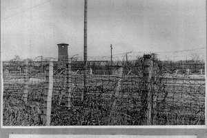 Jörg Hartmann, shot dead at the Berlin Wall: West Berlin police photo of the border territory at Kiefholzstrasse/Heidekampgraben [March 14, 1966]