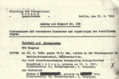 Siegfried Widera: Bericht der Ost-Berliner Volkspolizei, 23. August 1963