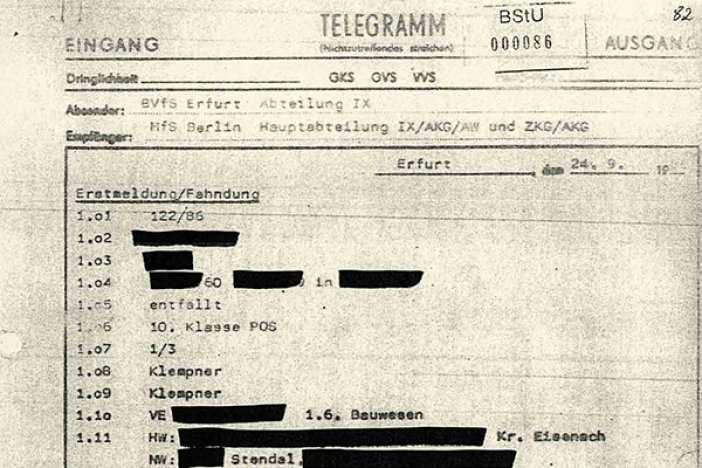 Rainer Liebeke: MfS-Bericht über den Fluchtversuch von Rainer Liebeke vom 24. September 1986 Rainer Liebeke: MfS-Bericht über den Fluchtversuch von Rainer Liebeke vom 24. September 1986