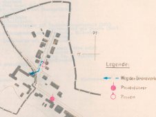 Fluchtskizze der Stasi: Dachdecker-Flucht von Klein Glienicke in den West-Berliner Bezirk Zehlendorf, 7. Mai 1965