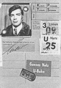 Heinz Müller, erschossen an der Berliner Mauer: BVG-Zeitkarte (Ausstellungsdatum unbekannt) Heinz Müller, erschossen an der Berliner Mauer: BVG-Zeitkarte (Ausstellungsdatum unbekannt)