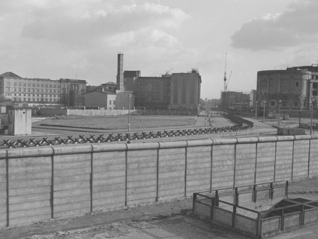 Berlin-Mitte, Todesstreifen am Potsdamer Platz/Leipziger Straße, 9. Februar 1967
