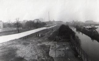 Invalidenfriedhof/Spandauer Schiffahrtskanal, Aufnahme 1980er Jahre