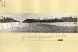 Willi Marzahn, erschossen oder selbst getötet an der Berliner Mauer: MfS-Foto vom Tatort zwischen Potsdam und Berlin-Zehlendorf, 19. März 1966