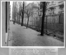 Heinz Jercha, erschossen an der Berliner Mauer: Mauer in der Heidelberger Straße zwischen Berlin-Treptow und Berlin-Neukölln, 27. März 1962