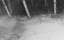 Joachim Mehr, shot dead at the Berlin Wall: MfS photo of escape site between Hohen Neuendorf and Berlin-Reinickendorf [Dec. 3, 1964]