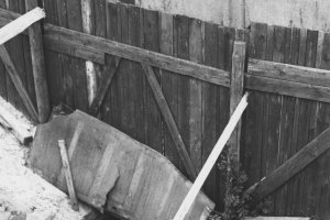 Reinhold Huhn, shot dead at the Berlin Wall: West Berlin police photo of the tunnel exit in West Berlin [June 18, 1962]