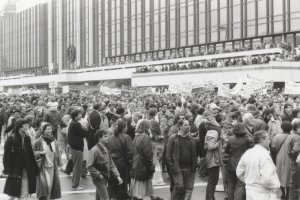 Demonstration in East Berlin, 4 November 1989