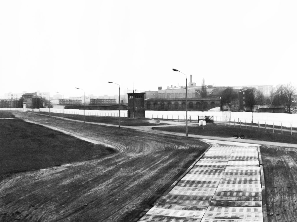 Zugeschüttetes Engelbecken, Leuschnerdamm Ecke Bethaniendamm in den 1980er Jahren