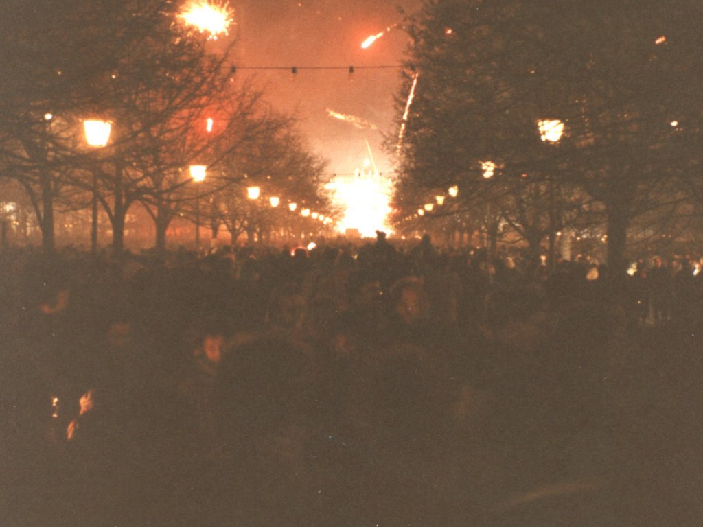 Silvester 1989: Unter den Linden