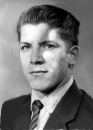 Hans Räwel: geboren am 11. Dezember 1941, erschossen am 1. Januar 1963 bei einem Fluchtversuch im Berliner Grenzgewässer (Aufnahme um 1962)