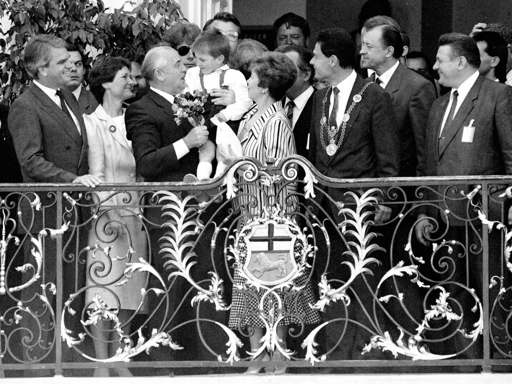 Mikhail Gorbachev in Bonn Mikhail Gorbachev in Bonn