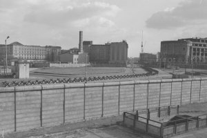 Berlin, Mitte district, "death strip" at Potsdam Square/Leipziger Strasse (taken 9.2.1967)