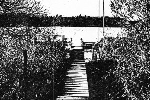 Franciszek Piesik, drowned in the Berlin border waters: Boat pier in Heiligensee, from where the body was discovered (date of photo not known)