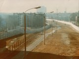 Der Todesstreifen in der Bernauer Straße in Berlin, Aufnahme 1980er Jahre