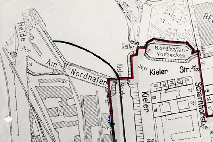 Heinz Schmidt: Tatortskizze der West-Berliner Polizei, 29. August 1966