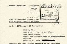 MfS-Bericht über den Fluchtversuch von Klaus Schulze, 9. März 1972