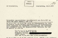 MfS-Bericht über den Fluchtversuch von Rolf-Dieter Kabelitz, 8. Januar 1971