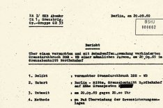 MfS-Bericht über den Fluchtversuch von Leo Lis, 20. September 1969