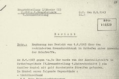 MfS-Bericht über den Fluchtversuch von Hans Räwel, 2. Januar 1963