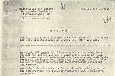 Bericht der DDR-Grenzpolizei über den Fluchtversuch von Axel Hannemann, 5. Juni 1962