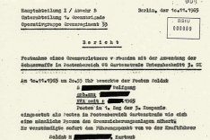 MfS-Bericht über den Fluchtversuch von Heinz Cyrus, 10. November 1965