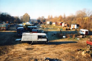 Anf&auml;nge des Wagendorfes &bdquo;Lohm&uuml;hle&ldquo;