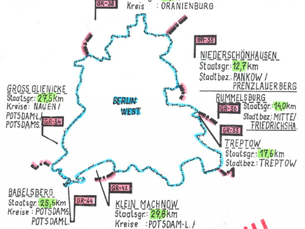 Die Grenzregimenter des Grenzkommandos Mitte