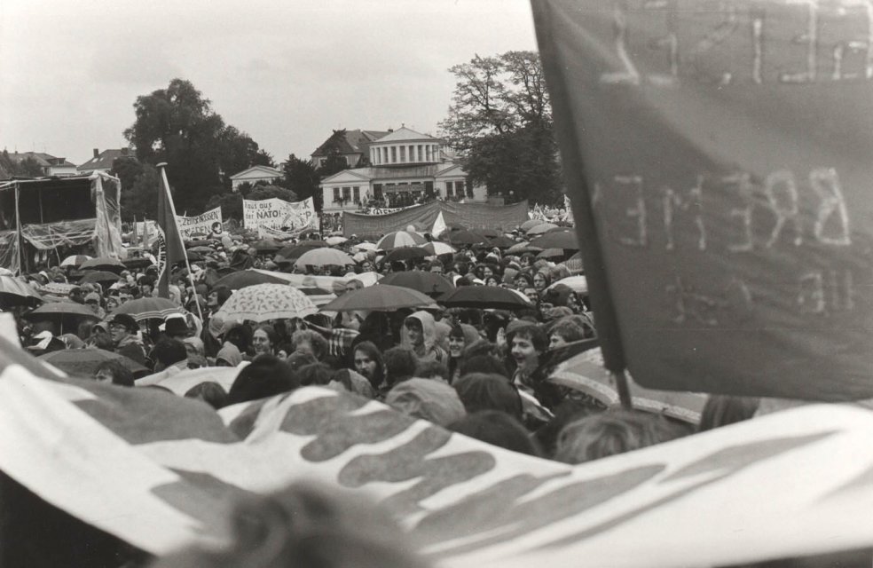Friedensdemonstration im Bonner Hofgarten, Oktober 1981