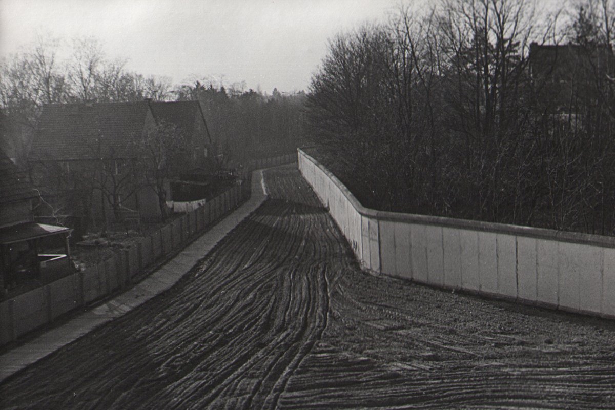 Der "Entenschnabel" zwischen Frohnau und Glienicke-Nordbahn, Aufnahme 1980er Jahre Der "Entenschnabel" zwischen Frohnau und Glienicke-Nordbahn, Aufnahme 1980er Jahre
