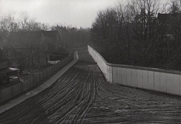 Der "Entenschnabel" zwischen Frohnau und Glienicke-Nordbahn, Aufnahme 1980er Jahre