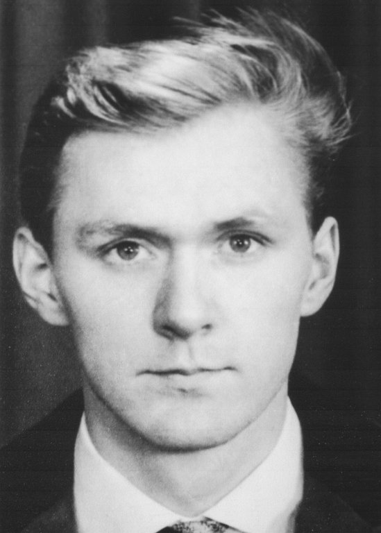 Norbert Wolscht: born on October 27, 1943, drowned in the Berlin border waters on July 28, 1964 while trying to escape (date of photo not known)