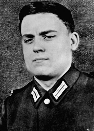 Siegfried Widera: born on Feb. 12, 1941, border solder knocked out at the Berlin Wall by fugitives on Aug. 23, 1963 and died from his injuries on Sept. 8, 1963 (date of photo not known)