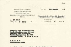 Heinz Schmidt: Meldung des NVA-Stadtkommandanten Poppe an Erich Honecker, 29. August 1966