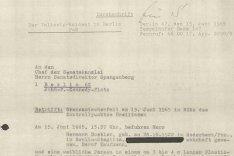 Hermann Döbler: Bericht des Polizeipräsidenten in Berlin (West) über den Grenzzwischenfall, 15. Juni 1965