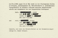Information des MfS (an Erich Honecker) über den Fluchtversuch von Walter Hayn, 29. Februar 1964