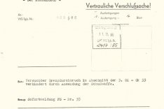NVA-Meldung über den Fluchtversuch von Heinz Cyrus, 10. November 1965