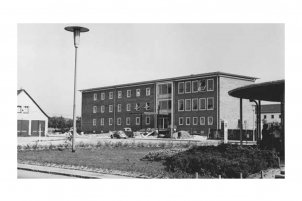 Die Zentrale Erfassungsstelle der Landesjustizverwaltungen in Salzgitter; Aufnahme 1962