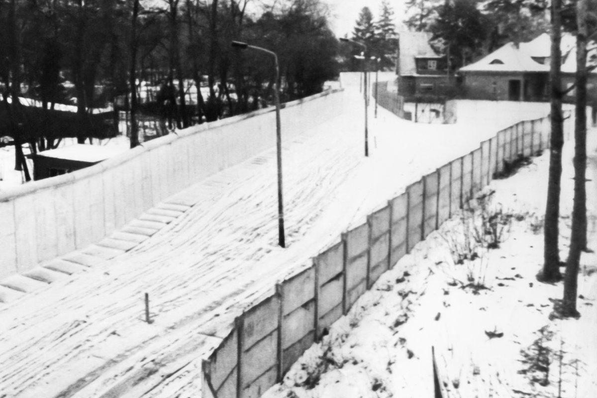 Zwischen Kohlhasenbrück und Potsdam-Babelsberg, Nähe Stubenrauchstraße am Griebnitzsee, Aufnahme 1980er Jahre