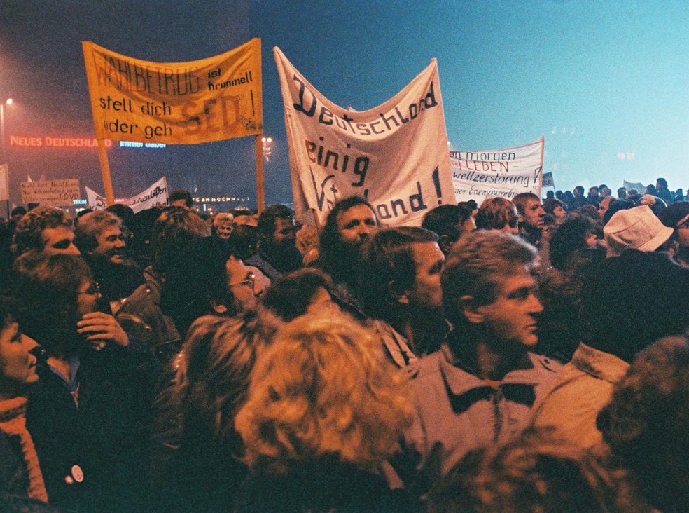 Montagsdemonstration in Leipzig
