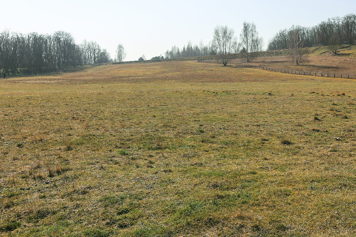 Grenzübergangsstelle Staaken, Blick nach Süden Grenzübergangsstelle Staaken, Blick nach Süden