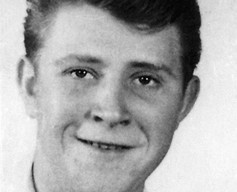 Eberhard Schulz: geboren am 11. März 1946, erschossen am 30. März 1966 bei einem Fluchtversuch an der Berliner Mauer (Aufnahmedatum unbekannt)