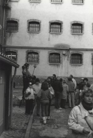 The inner courtyard of the Ministry for State Security’s remand prison