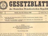GESETZBLATT der Deutschen Demokratischen Republik: Gesetz über die Staatsbürgerschaft der DDR, 20. Februar 1967