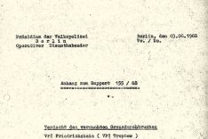 Bernd Lehmann: Vermerk der Ost-Berliner Volkspolizei über die Bergung, 3. Juni 1968