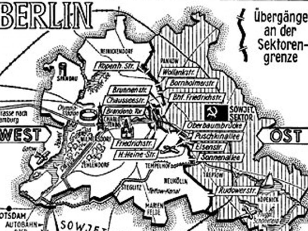 Übergänge an der Sektorengrenze