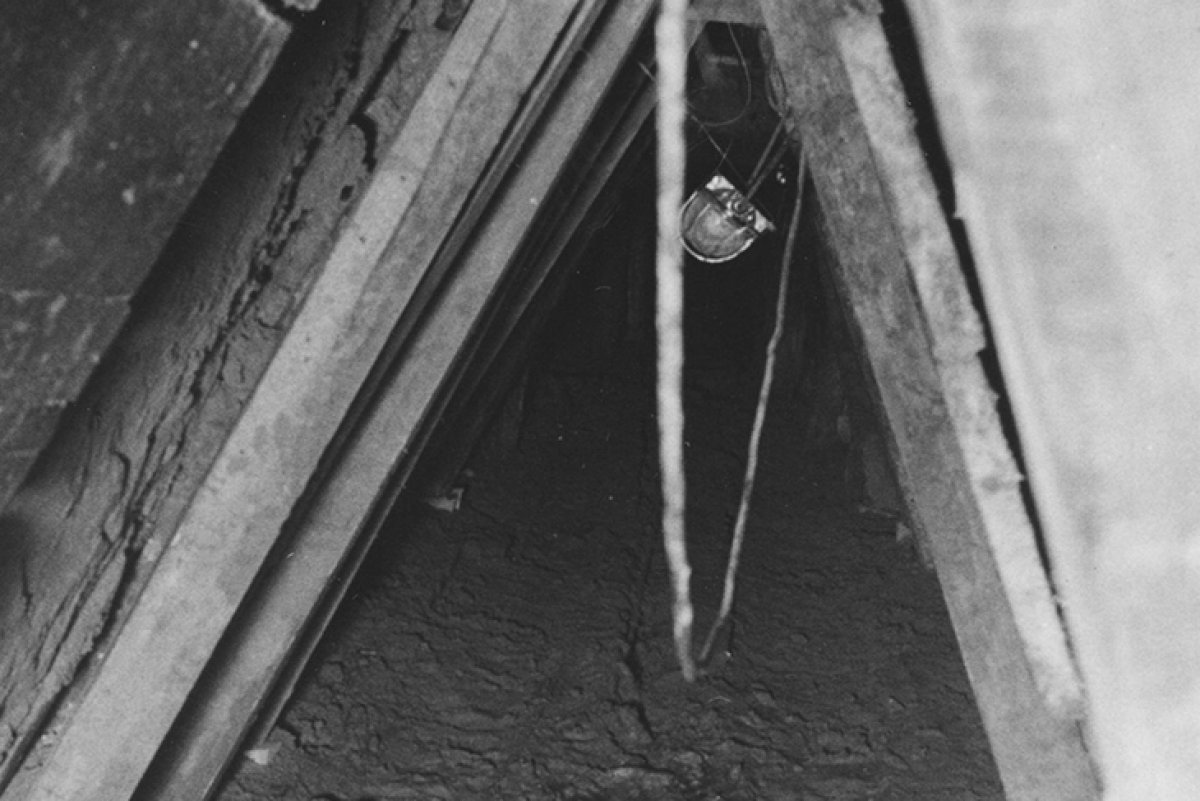 Der „Tunnel 29" – ein logistisches Meisterstück, durch den 29 Personen in den Westen fliehen; Aufnahme September 1962 Der „Tunnel 29" – ein logistisches Meisterstück, durch den 29 Personen in den Westen fliehen; Aufnahme September 1962
